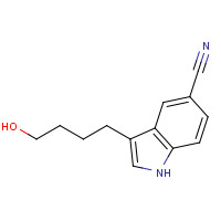 914927-40-5 3-(4-hydroxybutyl)-1H-indole-5-carbonitrile chemical structure