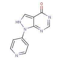 1155573-34-4 1-pyridin-4-yl-2H-pyrazolo[3,4-d]pyrimidin-4-one chemical structure