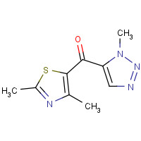 1599529-54-0 (2,4-dimethyl-1,3-thiazol-5-yl)-(3-methyltriazol-4-yl)methanone chemical structure