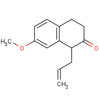 29093-46-7 7-methoxy-1-prop-2-enyl-3,4-dihydro-1H-naphthalen-2-one chemical structure