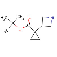 1423070-44-3 tert-butyl 1-(azetidin-3-yl)cyclopropane-1-carboxylate chemical structure