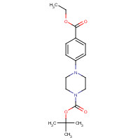 234082-33-8 tert-butyl 4-(4-ethoxycarbonylphenyl)piperazine-1-carboxylate chemical structure