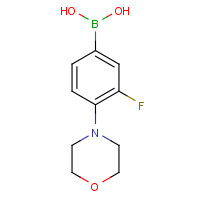 279262-09-8 (3-fluoro-4-morpholin-4-ylphenyl)boronic acid chemical structure