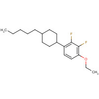 124729-02-8 1-ethoxy-2,3-difluoro-4-(4-pentylcyclohexyl)benzene chemical structure