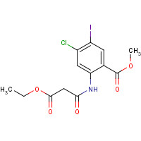 1398333-95-3 methyl 4-chloro-2-[(3-ethoxy-3-oxopropanoyl)amino]-5-iodobenzoate chemical structure