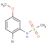 1374233-21-2 N-(2-bromo-5-methoxyphenyl)methanesulfonamide chemical structure