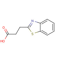 29198-86-5 3-(1,3-benzothiazol-2-yl)propanoic acid chemical structure
