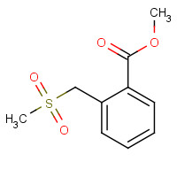 25195-65-7 methyl 2-(methylsulfonylmethyl)benzoate chemical structure