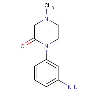 925920-86-1 1-(3-aminophenyl)-4-methylpiperazin-2-one chemical structure