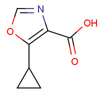 917828-31-0 5-cyclopropyl-1,3-oxazole-4-carboxylic acid chemical structure