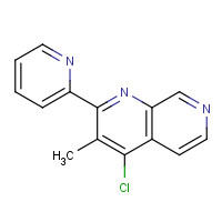 1259441-51-4 4-chloro-3-methyl-2-pyridin-2-yl-1,7-naphthyridine chemical structure