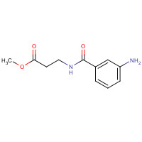 164785-09-5 methyl 3-[(3-aminobenzoyl)amino]propanoate chemical structure