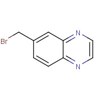 53967-21-8 6-(bromomethyl)quinoxaline chemical structure