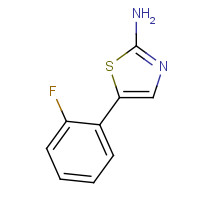 1025927-65-4 5-(2-fluorophenyl)-1,3-thiazol-2-amine chemical structure