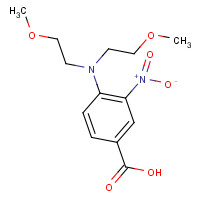1140461-98-8 4-[bis(2-methoxyethyl)amino]-3-nitrobenzoic acid chemical structure