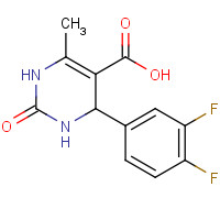 356566-58-0 4-(3,4-difluorophenyl)-6-methyl-2-oxo-3,4-dihydro-1H-pyrimidine-5-carboxylic acid chemical structure