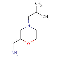 852851-64-0 [4-(2-methylpropyl)morpholin-2-yl]methanamine chemical structure