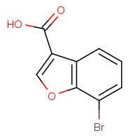 1374574-88-5 7-bromo-1-benzofuran-3-carboxylic acid chemical structure