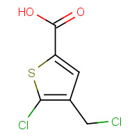 1223748-49-9 5-chloro-4-(chloromethyl)thiophene-2-carboxylic acid chemical structure