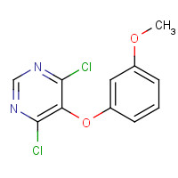 150727-28-9 4,6-dichloro-5-(3-methoxyphenoxy)pyrimidine chemical structure