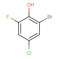 886499-88-3 2-bromo-4-chloro-6-fluorophenol chemical structure