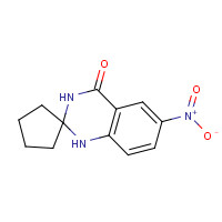 158439-85-1 6-nitrospiro[1,3-dihydroquinazoline-2,1'-cyclopentane]-4-one chemical structure