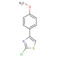 2104-01-0 2-chloro-4-(4-methoxyphenyl)-1,3-thiazole chemical structure