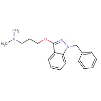 642-72-8 3-(1-benzylindazol-3-yl)oxy-N,N-dimethylpropan-1-amine chemical structure