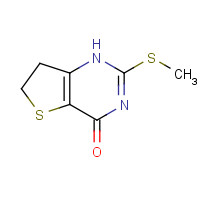 139297-07-7 2-methylsulfanyl-6,7-dihydro-1H-thieno[3,2-d]pyrimidin-4-one chemical structure
