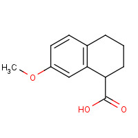 85858-95-3 7-methoxy-1,2,3,4-tetrahydronaphthalene-1-carboxylic acid chemical structure