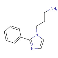 2518-30-1 3-(2-phenylimidazol-1-yl)propan-1-amine chemical structure