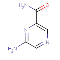 33332-49-9 6-aminopyrazine-2-carboxamide chemical structure
