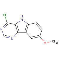 98792-03-1 4-chloro-8-methoxy-5H-pyrimido[5,4-b]indole chemical structure