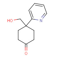 960371-51-1 4-(hydroxymethyl)-4-pyridin-2-ylcyclohexan-1-one chemical structure