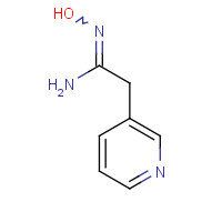 137499-45-7 N'-hydroxy-2-pyridin-3-ylethanimidamide chemical structure