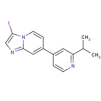 908267-82-3 3-iodo-7-(2-propan-2-ylpyridin-4-yl)imidazo[1,2-a]pyridine chemical structure