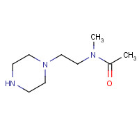 1404531-13-0 N-methyl-N-(2-piperazin-1-ylethyl)acetamide chemical structure