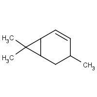29050-33-7 3,7,7-trimethylbicyclo[4.1.0]hept-4-ene chemical structure