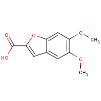 114842-08-9 5,6-dimethoxy-1-benzofuran-2-carboxylic acid chemical structure