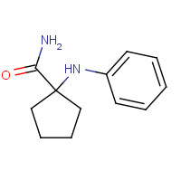 6636-93-7 1-anilinocyclopentane-1-carboxamide chemical structure