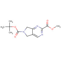365996-89-0 6-O-tert-butyl 2-O-methyl 5,7-dihydropyrrolo[3,4-d]pyrimidine-2,6-dicarboxylate chemical structure