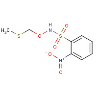 869586-20-9 N-(methylsulfanylmethoxy)-2-nitrobenzenesulfonamide chemical structure