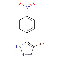 73227-97-1 4-bromo-5-(4-nitrophenyl)-1H-pyrazole chemical structure