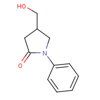 64320-90-7 4-(hydroxymethyl)-1-phenylpyrrolidin-2-one chemical structure