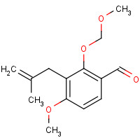 664364-63-0 4-methoxy-2-(methoxymethoxy)-3-(2-methylprop-2-enyl)benzaldehyde chemical structure
