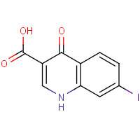 1062589-61-0 7-iodo-4-oxo-1H-quinoline-3-carboxylic acid chemical structure