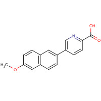 1097777-01-9 5-(6-methoxynaphthalen-2-yl)pyridine-2-carboxylic acid chemical structure