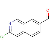 1337879-96-5 3-chloroisoquinoline-7-carbaldehyde chemical structure