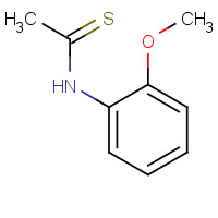 29277-46-1 N-(2-methoxyphenyl)ethanethioamide chemical structure