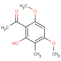 23121-32-6 1-(2-hydroxy-4,6-dimethoxy-3-methylphenyl)ethanone chemical structure